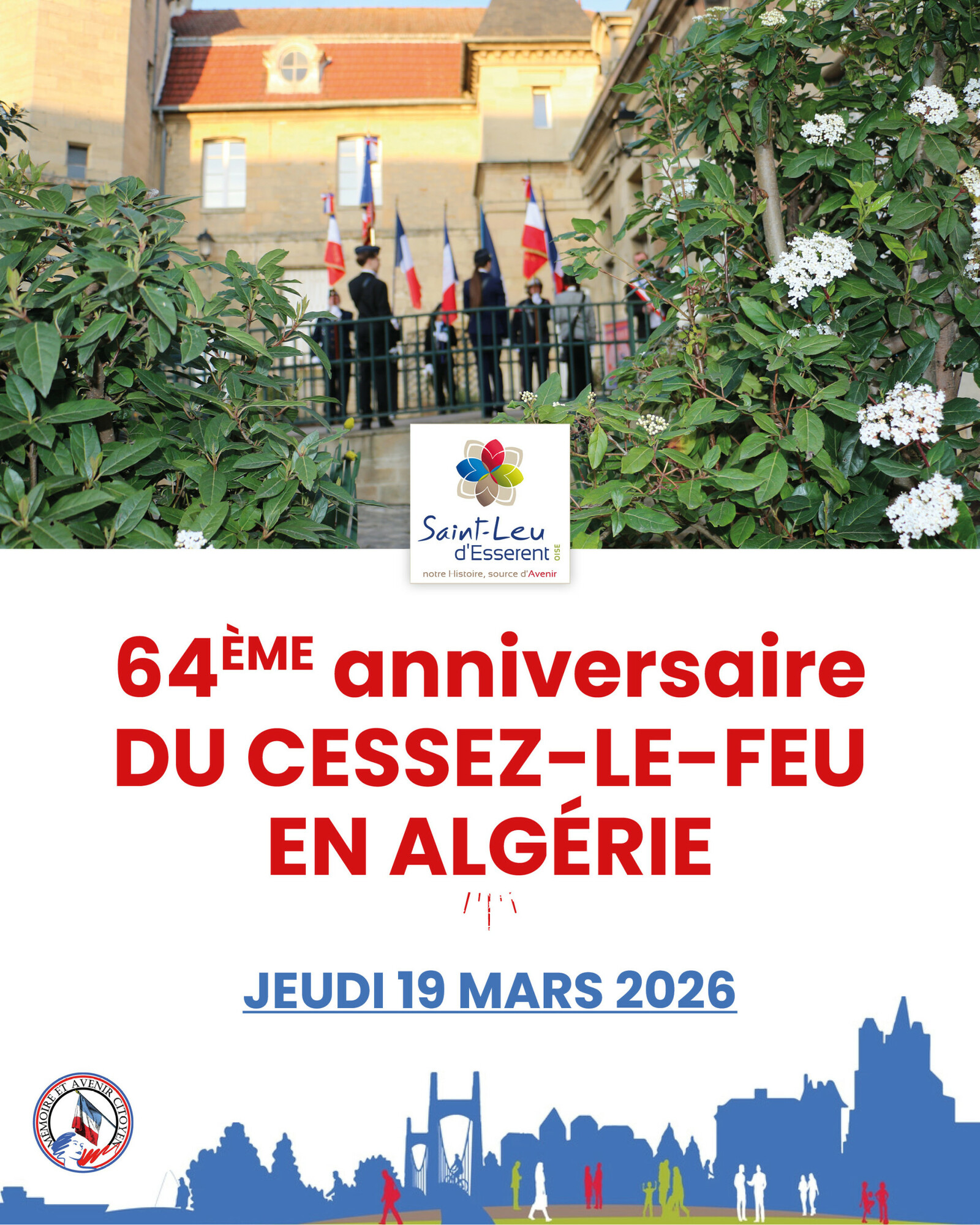 visuel commémoration cessez le feu d'algérie